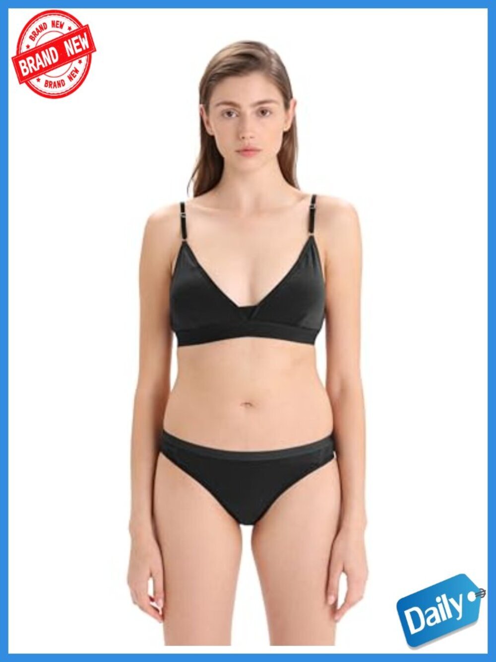 Merino Wool Padded Sports Bra with Removable Inserts